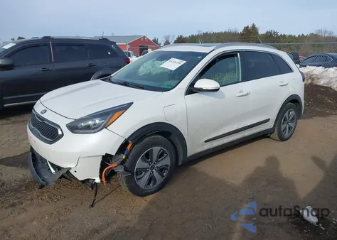 2019 Kia Niro Plug-In Hybrid Ex Premium z USA, uszkodzony, nr VIN KNDCC3LD2K5289019